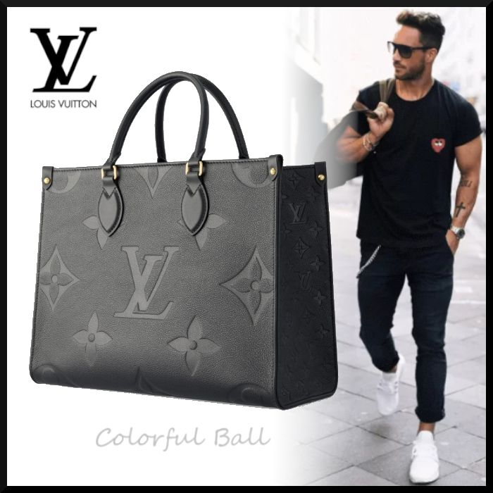 【お洒落メンズへ】Louis Vuitton オンザゴー MM トートバッグ メンズに大人気】Louis Vuitton オンザゴー MM トートバッグ