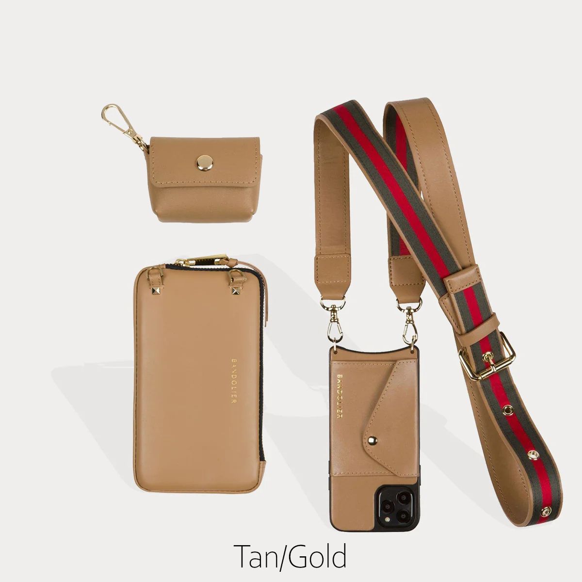 KIMBERLY クロスボディケース＋ポーチ＋AIRPODS 3点 Bandolier KIMBERLY クロスボディケース＋ポーチ＋AIRPODS 3点 Bandolier