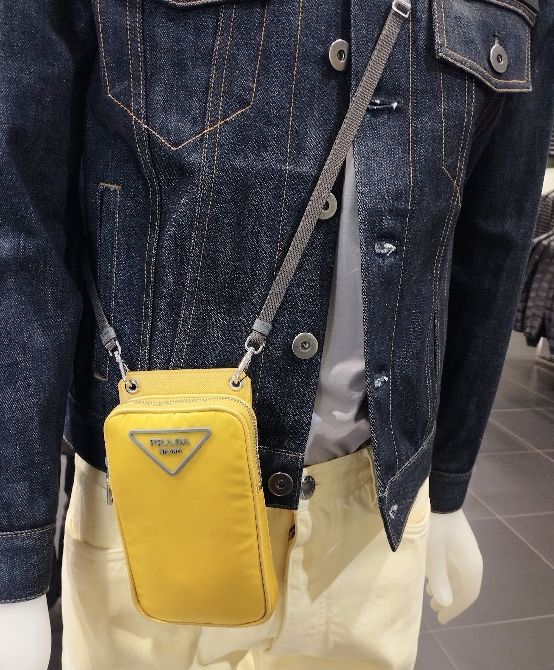 PRADA】2ZT012 スマホポーチ クロスボディ (PRADA/ショルダーバッグ