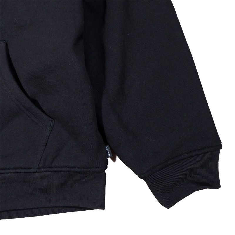 Supreme*FAUX FUR LINED ZIPUP HOODED SWEATSHIRT*FW22SW18BLACK