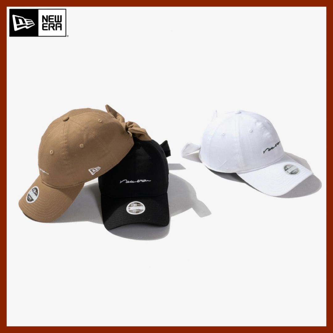 ☆Newera☆ ゴルフ リボン ボールキャップ 帽子 全3色 (New Era