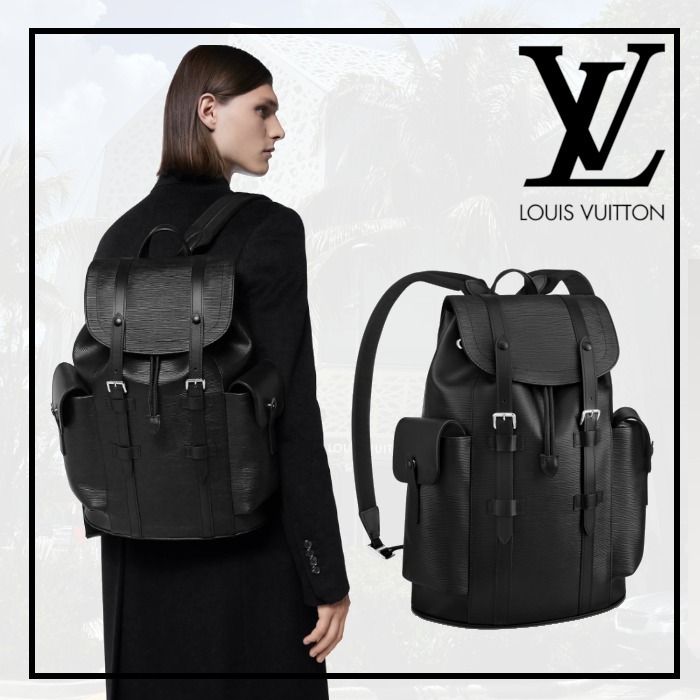 抜群の収納力!□ Louis Vuitton □クリストファー MM エピ (Louis