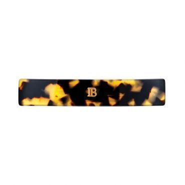 人気【BALMAIN】ゴールド B ロゴ ヘア バレッタ Medium べっ甲他 人気【BALMAIN】ゴールド B ロゴ ヘア バレッタ Medium べっ甲他