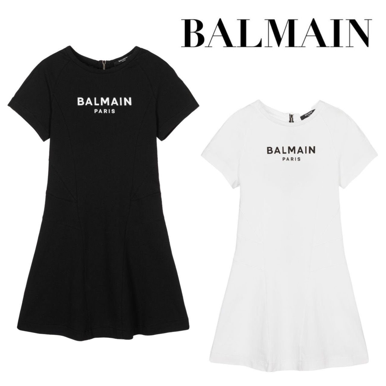 BALMAIN バルマン】SALE☆大人もOK♪ロゴ Tシャツ ワンピ ~14Y