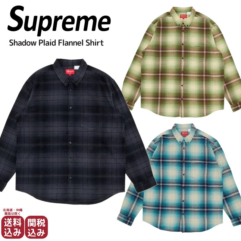 supreme フランネルシャツ