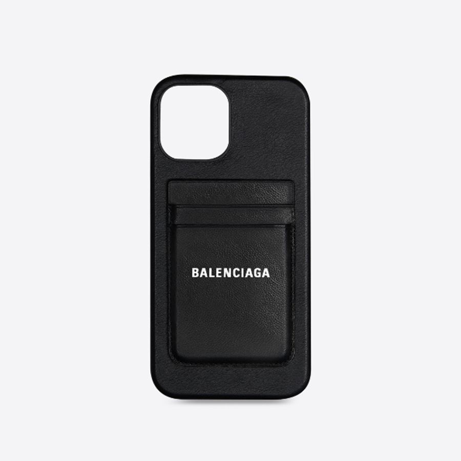 【2025春夏新色】 Balenciaga (BALENCIAGA/iPhone 磁気カードホルダー CASH iPhoneアクセサリー