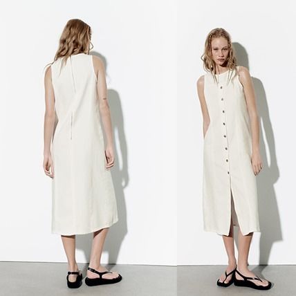 ZARA】ミディ丈デニムドレス (ZARA/ワンピース) 6045/004【BUYMA】