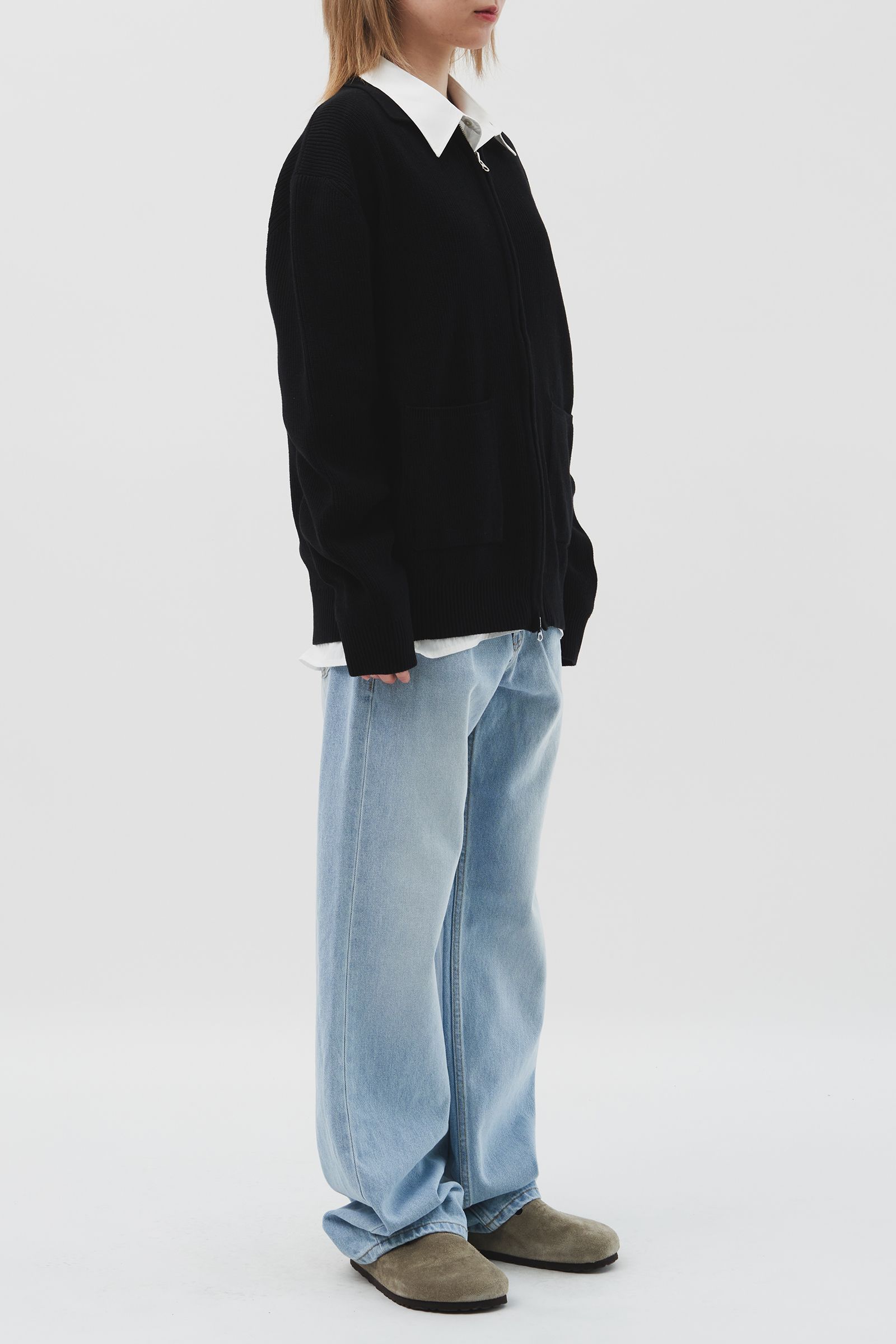【HI FI FNK】Ocean Blue Wide Jeans HI FI FNK】Ocean Blue Wide Jeans (HI FI FNK/デニム・ジーパン
