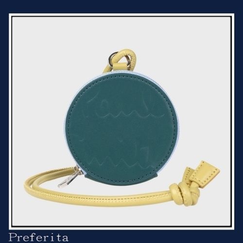 Paul Smith】シリンダーダッフル ネックコインケース 丸 牛革