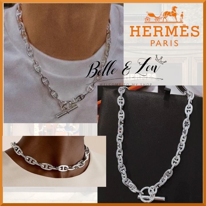 HERMES シェーヌダンクル GM ネックレス