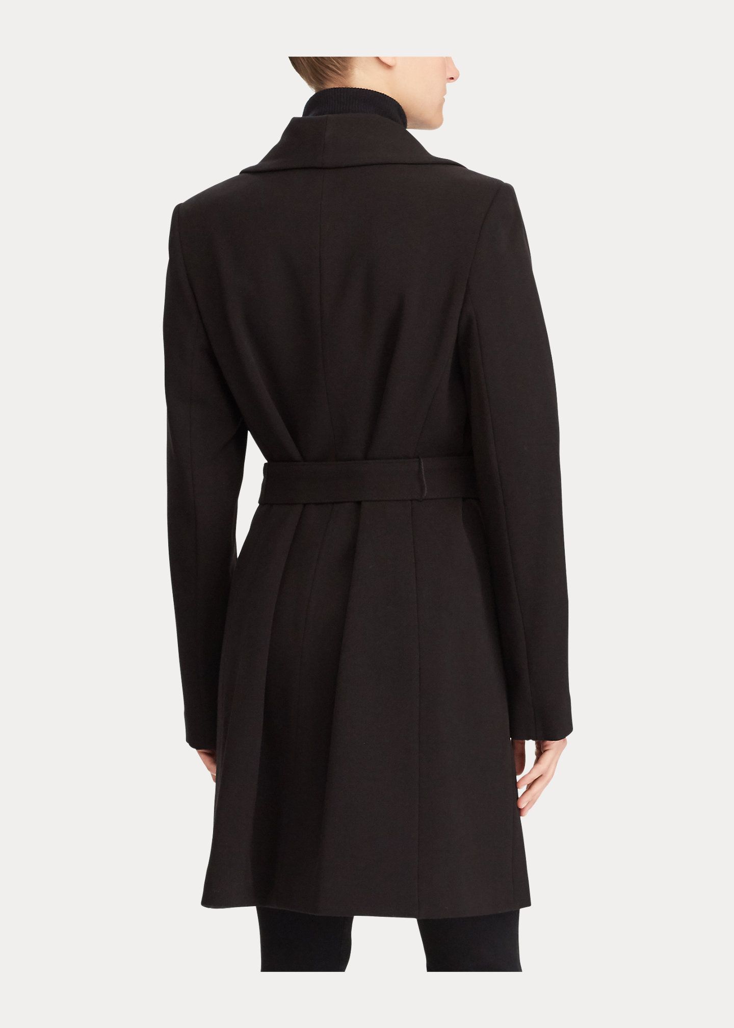 人気商品！Lauren Ralph Lauren Petite Belted Crepe Coat Lauren Ralph Lauren Petite XL Crepe Belted Wrap Coat Dusty