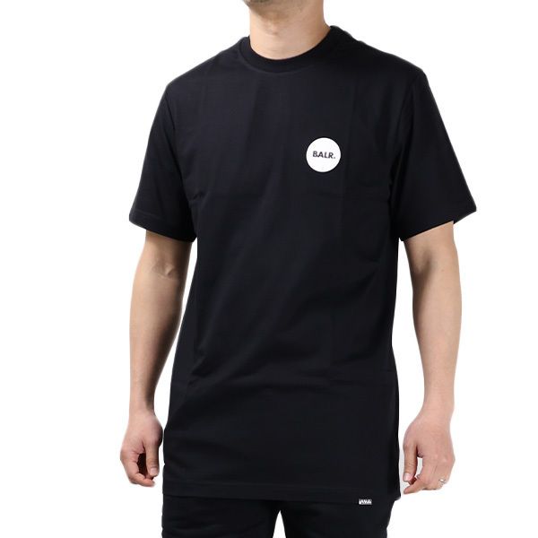 BALR ボーラー Tシャツ 半袖 クルーネック ロゴパッチ メンズ