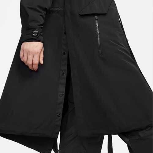 【XSサイズ】NIKE x sacai Trench Jacket  BLACKコート