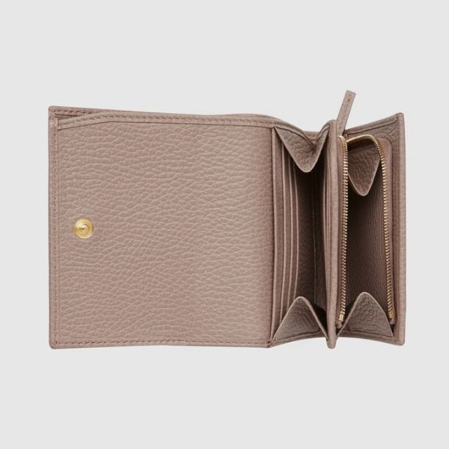 ホット商品 すぐ届く GUCCI* GGマーモント レザーウォレット 送料込み 小物
