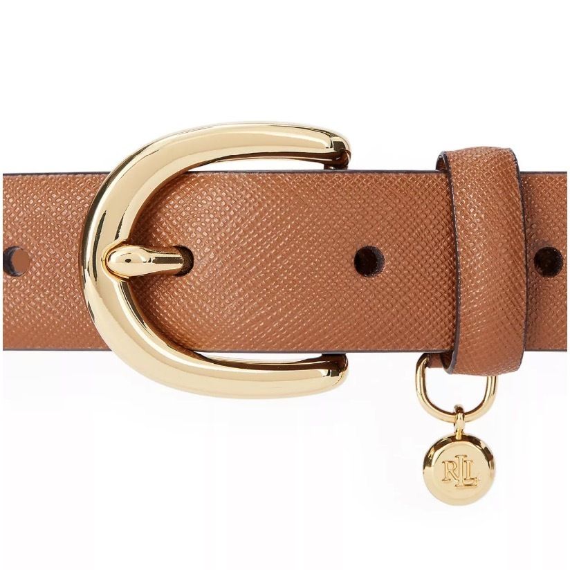 【Ralph Lauren】チャーム クロスハッチ レザー ベルト Ralph Lauren】チャーム クロスハッチ レザー ベルト (Ralph