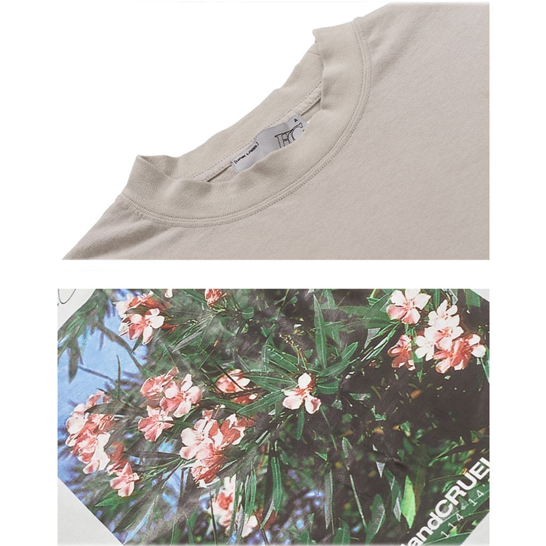 日本未入荷 HARSH AND CRUEL 長袖Tシャツ 花柄 レトロ 男女兼用 日本未入荷 HARSH AND CRUEL 長袖Tシャツ 花柄 レトロ 男女兼用