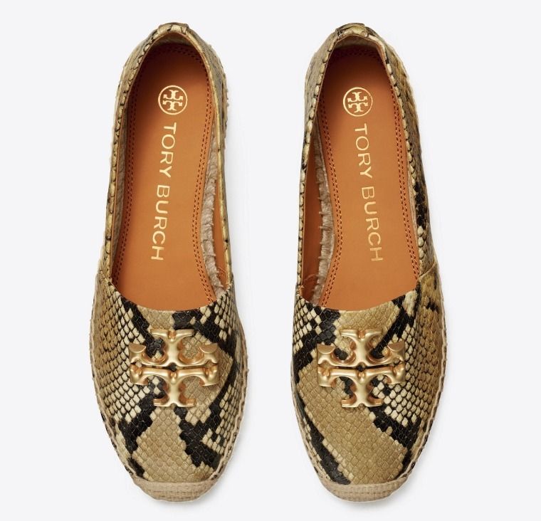 Tory Burch(トリーバーチ)エスパドリーユ 靴 ロゴ スリッポン (Tory ...