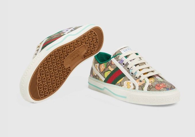 【国内発送★GUCCI】〔グッチ テニス 1977〕アニマル スニーカー 国内発送☆GUCCI】〔グッチ テニス 1977〕アニマル スニーカー
