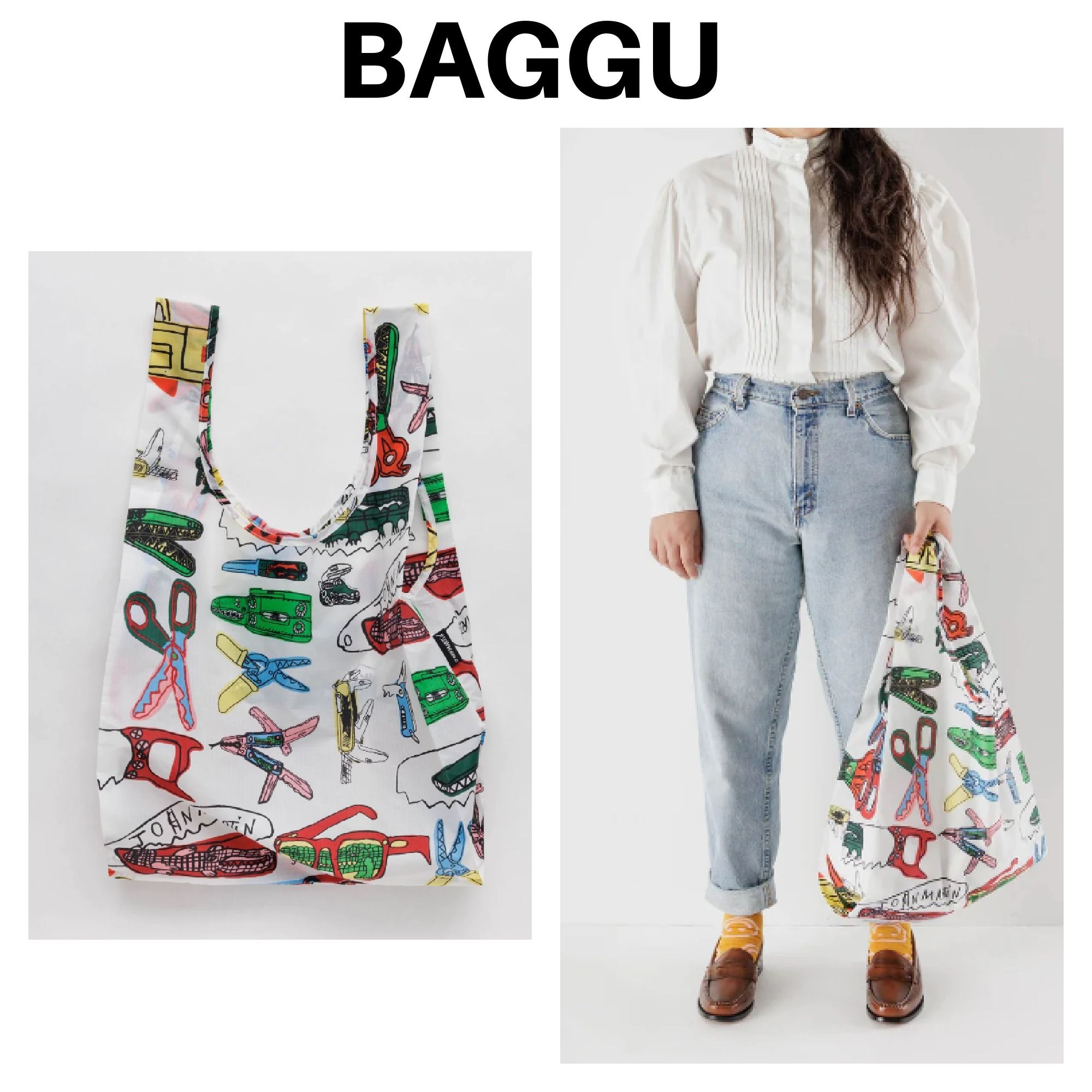 BAGGU】○エコバッグ○Standard Baggu John Martin (BAGGU/エコバッグ