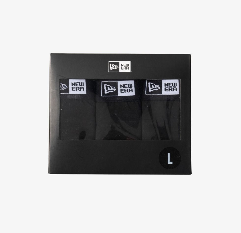 ★韓国の人気★【New era】★UNDERWEAR BOXER 3PACK MULT.I★ ☆韓国の人気☆【New era】☆UNDERWEAR BOXER 3PACK BLAC.K