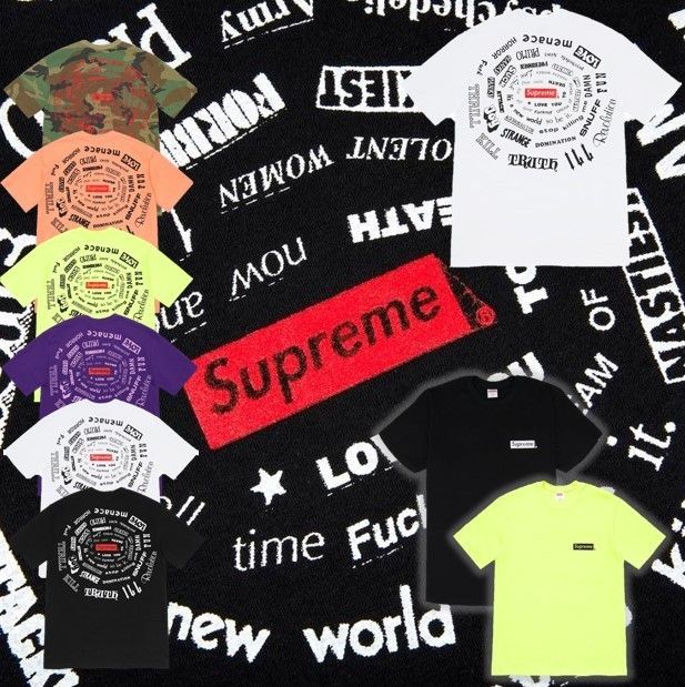 Supreme Spiral Tee Black L シュプリーム