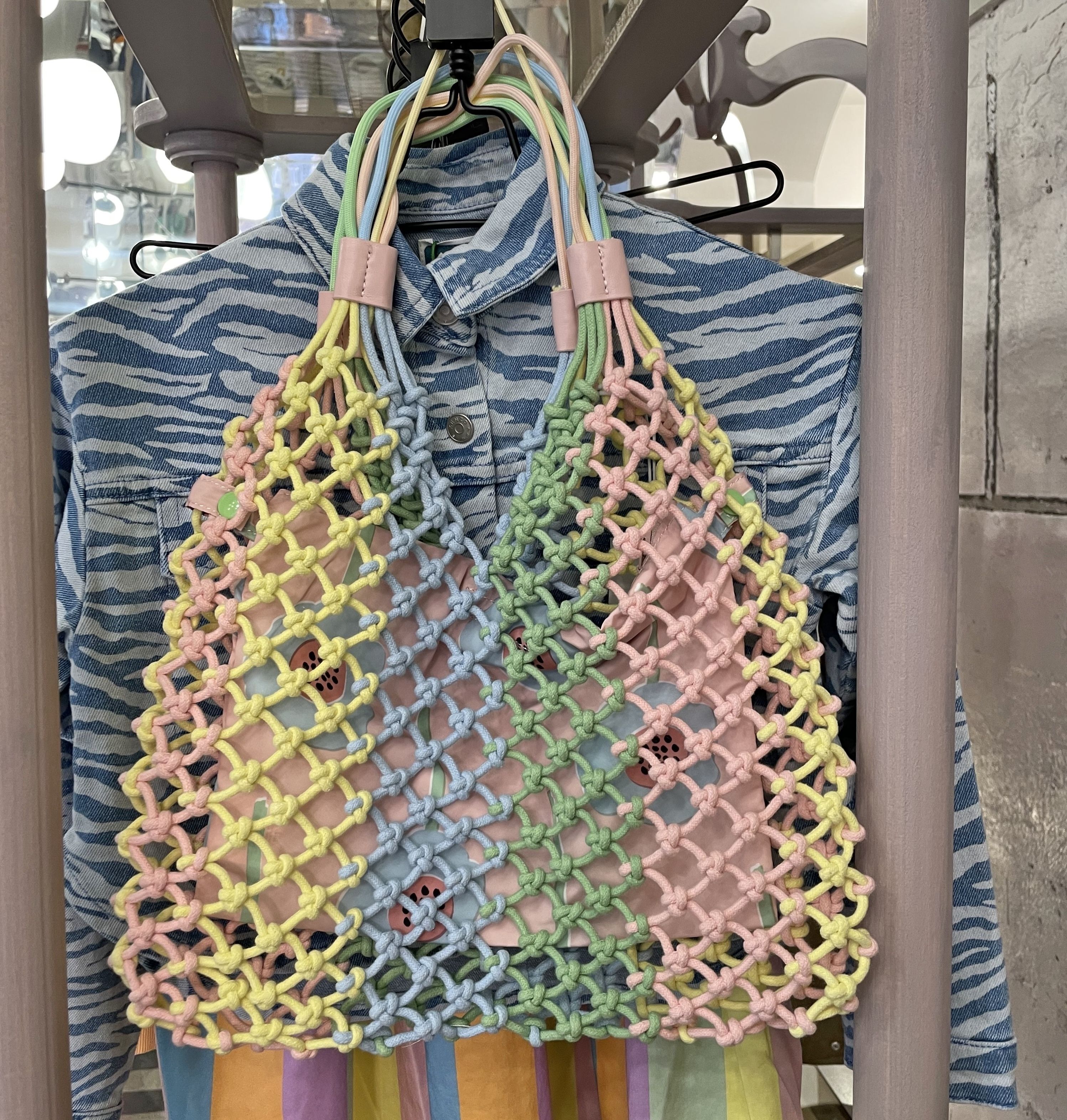STELLA McCARTNEY☆パステルメッシュ トートバッグ☆関税込み (Stella