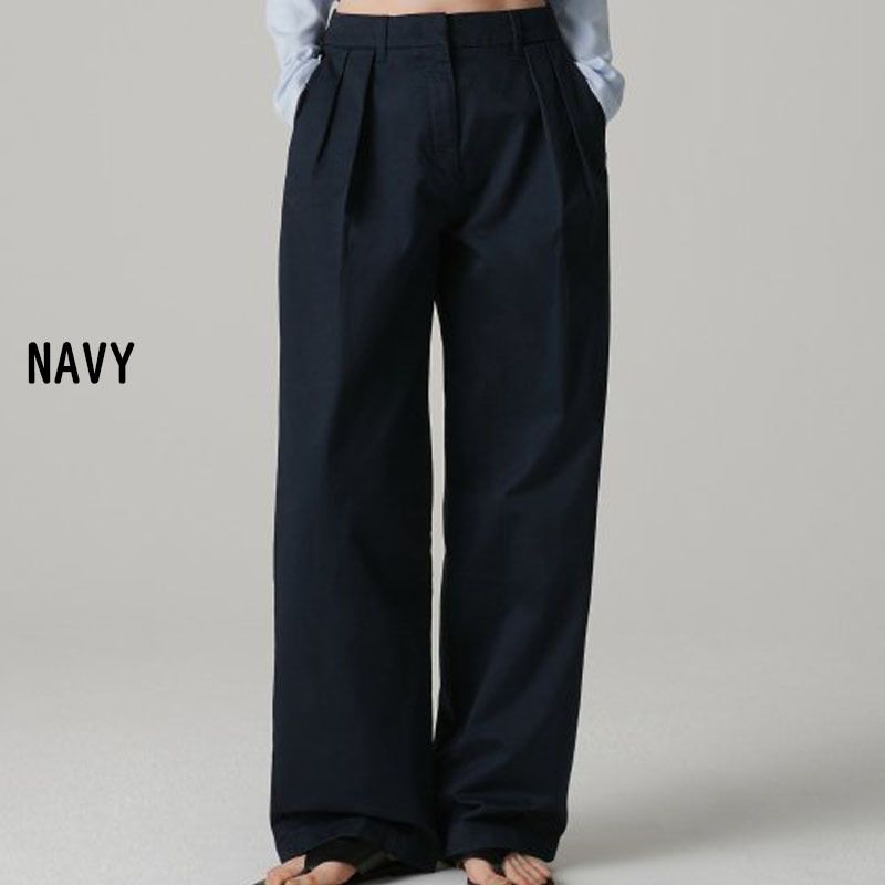 MUSINSA STANDARD LADY'S_リバース2タックワイドチノパンツ_5色 MUSINSA STANDARD LADY'S_リバース2タックワイドチノパンツ_5色