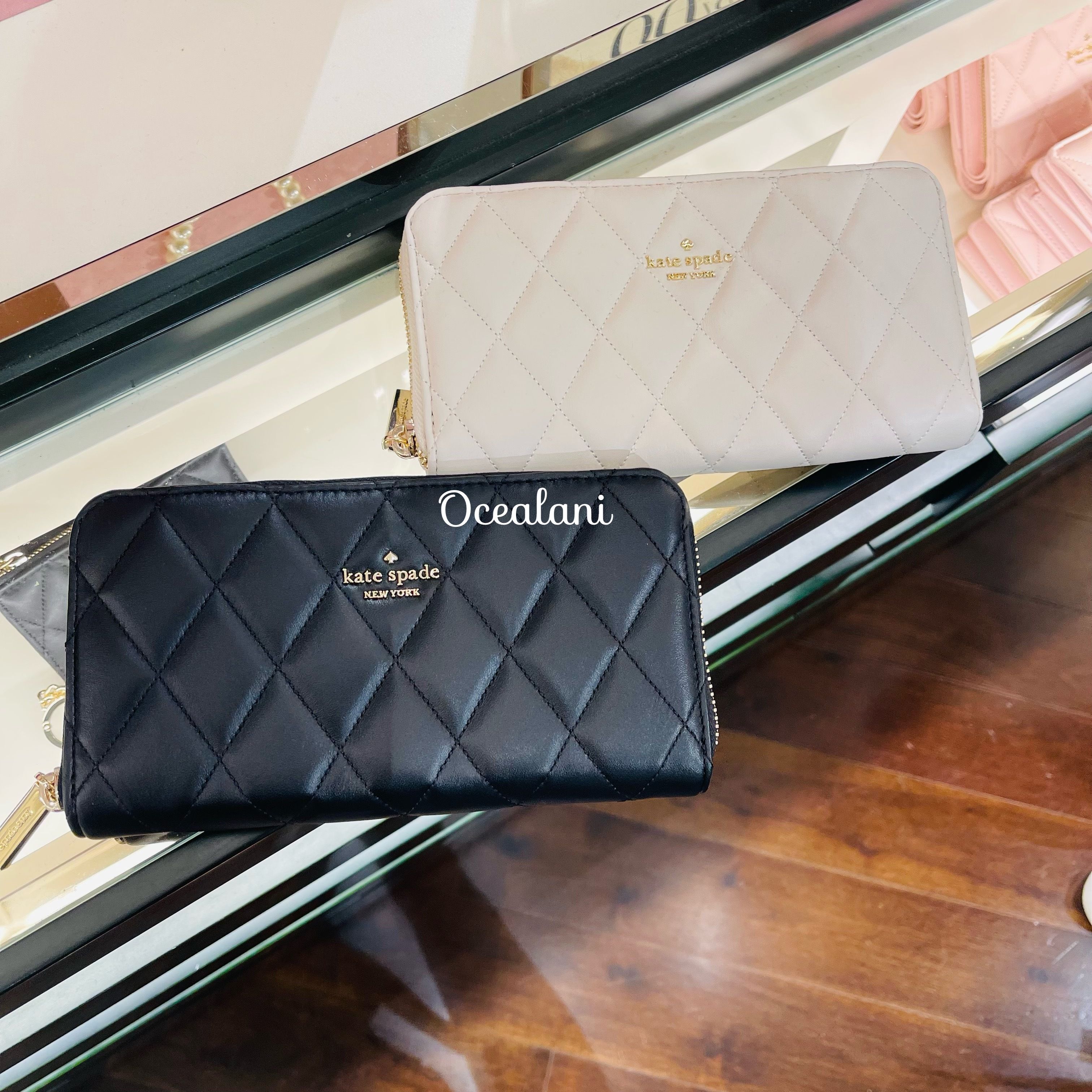 Kate Spade 可愛い♪キルト 長財布 Carey (kate spade new york