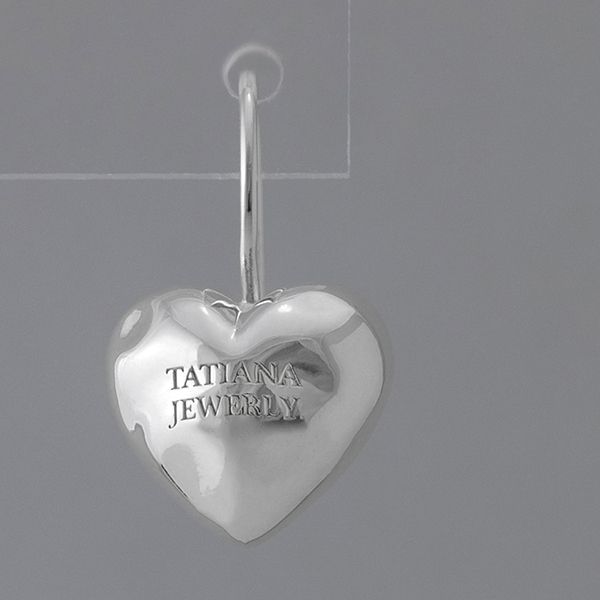TATIANA】HEART IMPRINT HOOK EARRING☆ピアス☆送料無料☆2色