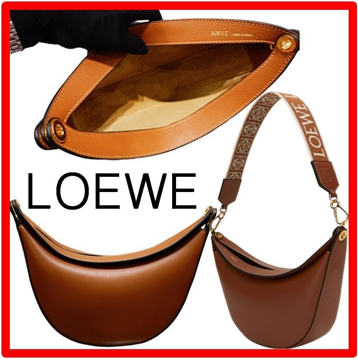 ★[LOEWE]★ルナ クロス ショルダー バッグ★PECAN★ ☆人気☆【LOEWE】☆ルナ クロス ショルダー バッ.グ☆PECAN