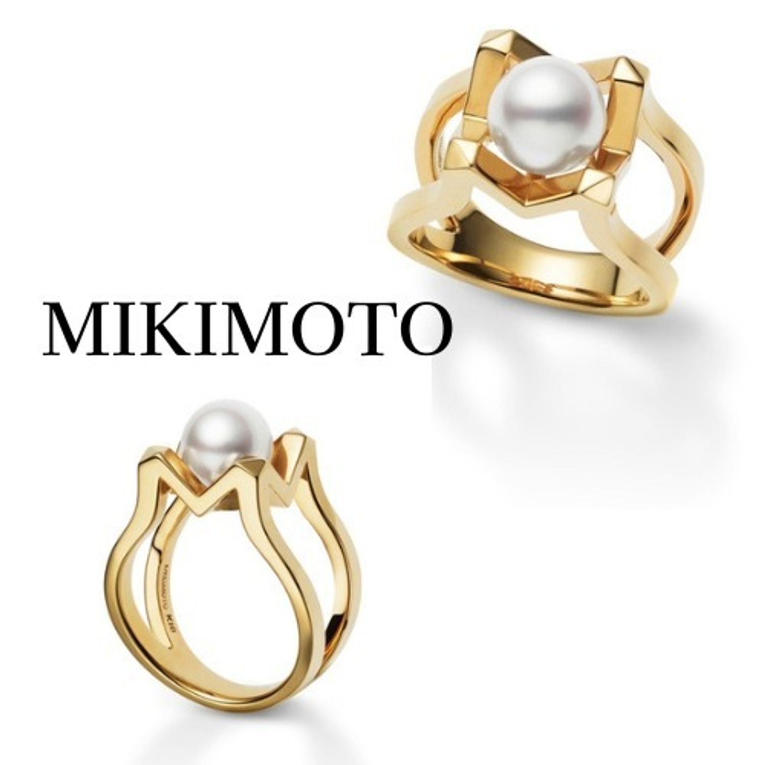 すぐにお届け] MIKIMOTO M Collection パールゴールド リング 