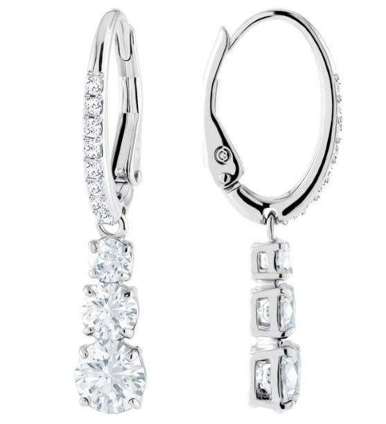 ブランド通販 Trilogy Swarovski】Attract フープピアス 純正箱付き 5416155 アクセサリー