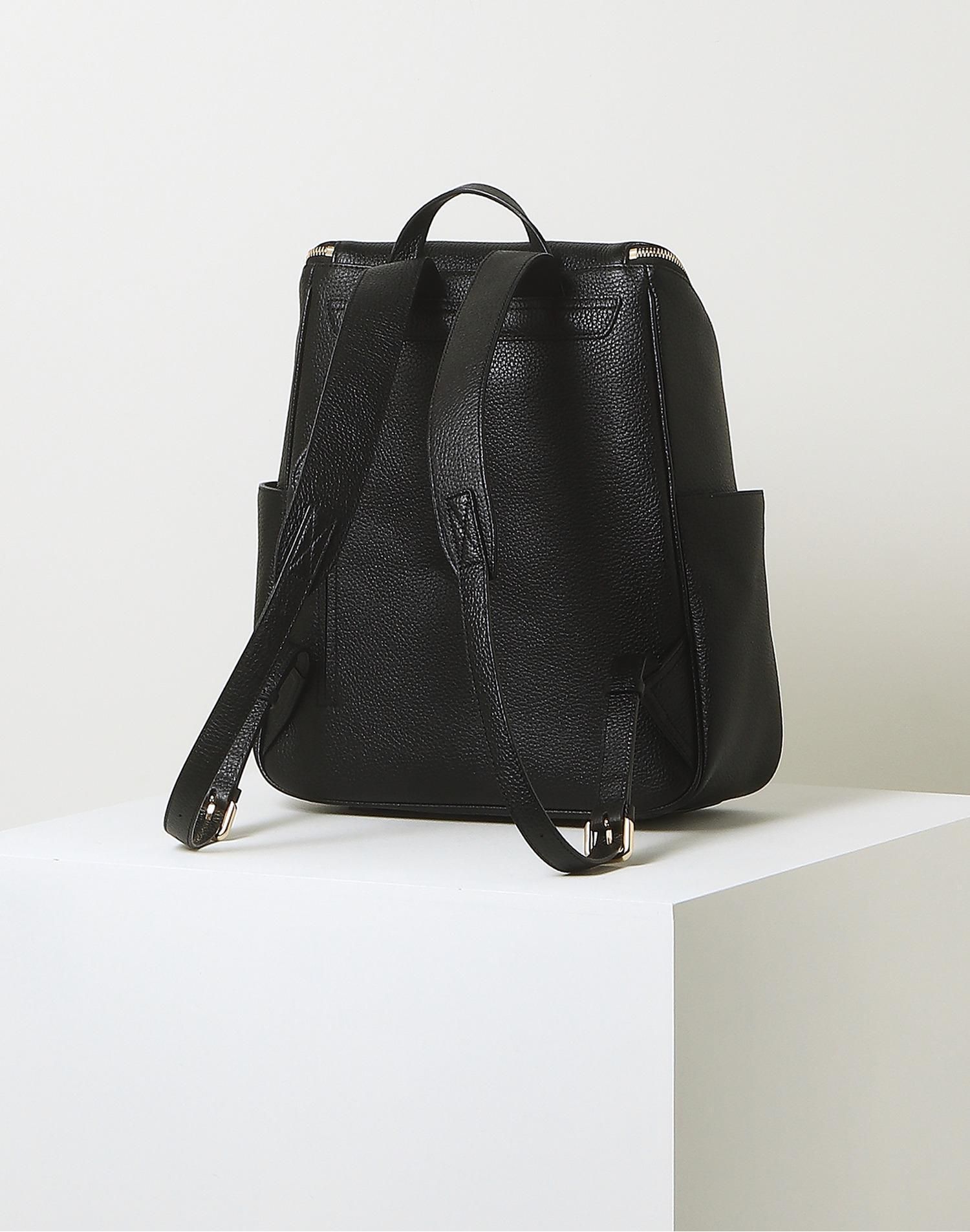 新品 DAKS】populetスタッドDDロゴ牛革バックパック☆関税込み バッグ