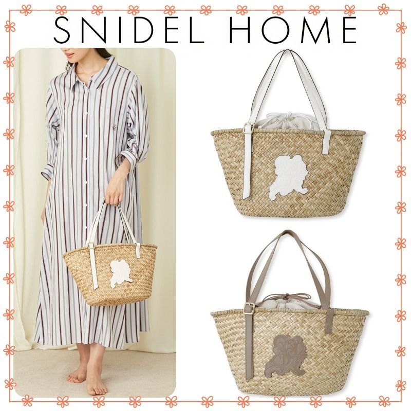 大人気!! SNIDEL HOME エンブレムかごバッグ (SNIDEL/かごバッグ ...