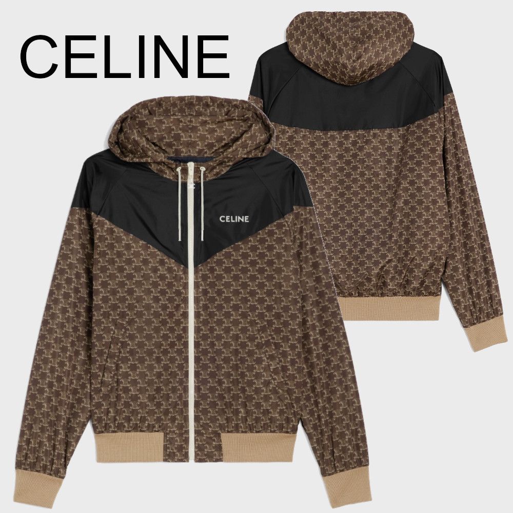 セリーヌ CELINE CELINE ブルゾン 2Y04H121Oトリオンフ ジップ