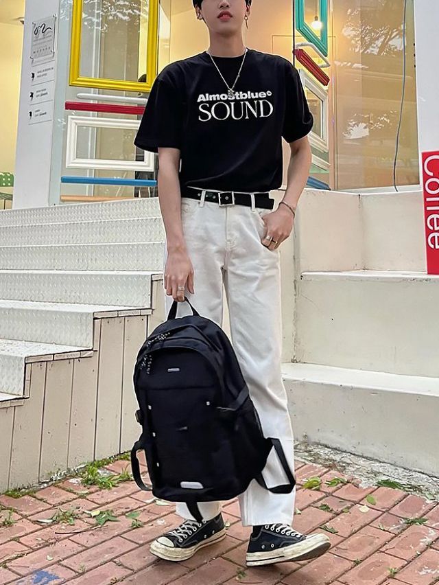 ★ALMOSTBLUE★ORDINARY BACKPACK バックパック BLACK jp.ktown4u.com : Ordinary Backpack [Black]