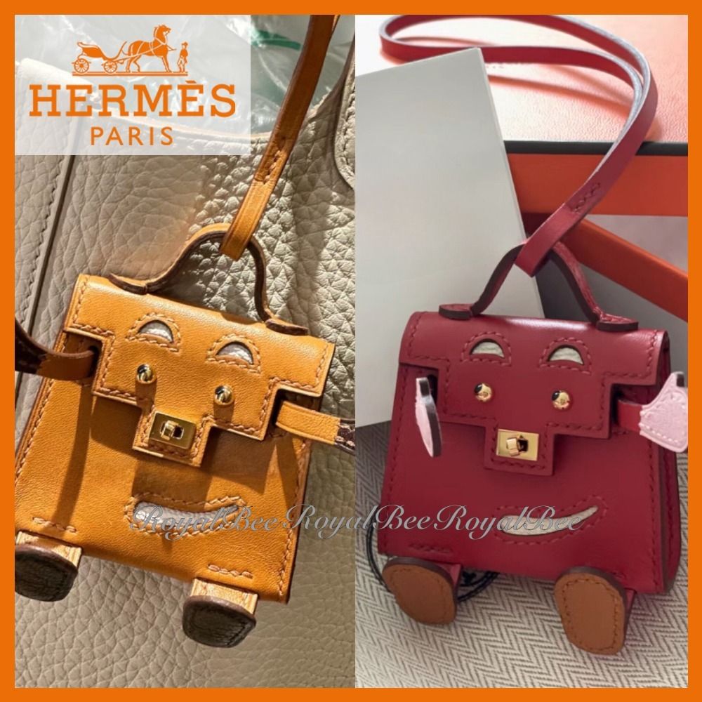 遊び心いっぱい♡2色】エルメス ケリードール チャーム (HERMES/バッグ ...