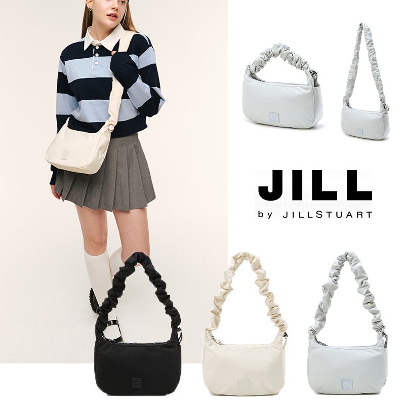 ☆JILL STUART☆NYLON LOGO PATCH STRING SHOULDER BAG JLBA3E60 ...