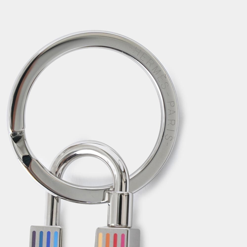 ☆HERMES☆直営店買付 キーリング Cadenas Quizz Rainbow☆ ☆HERMES☆直営店買付 キーリング Cadenas Quizz Rainbow