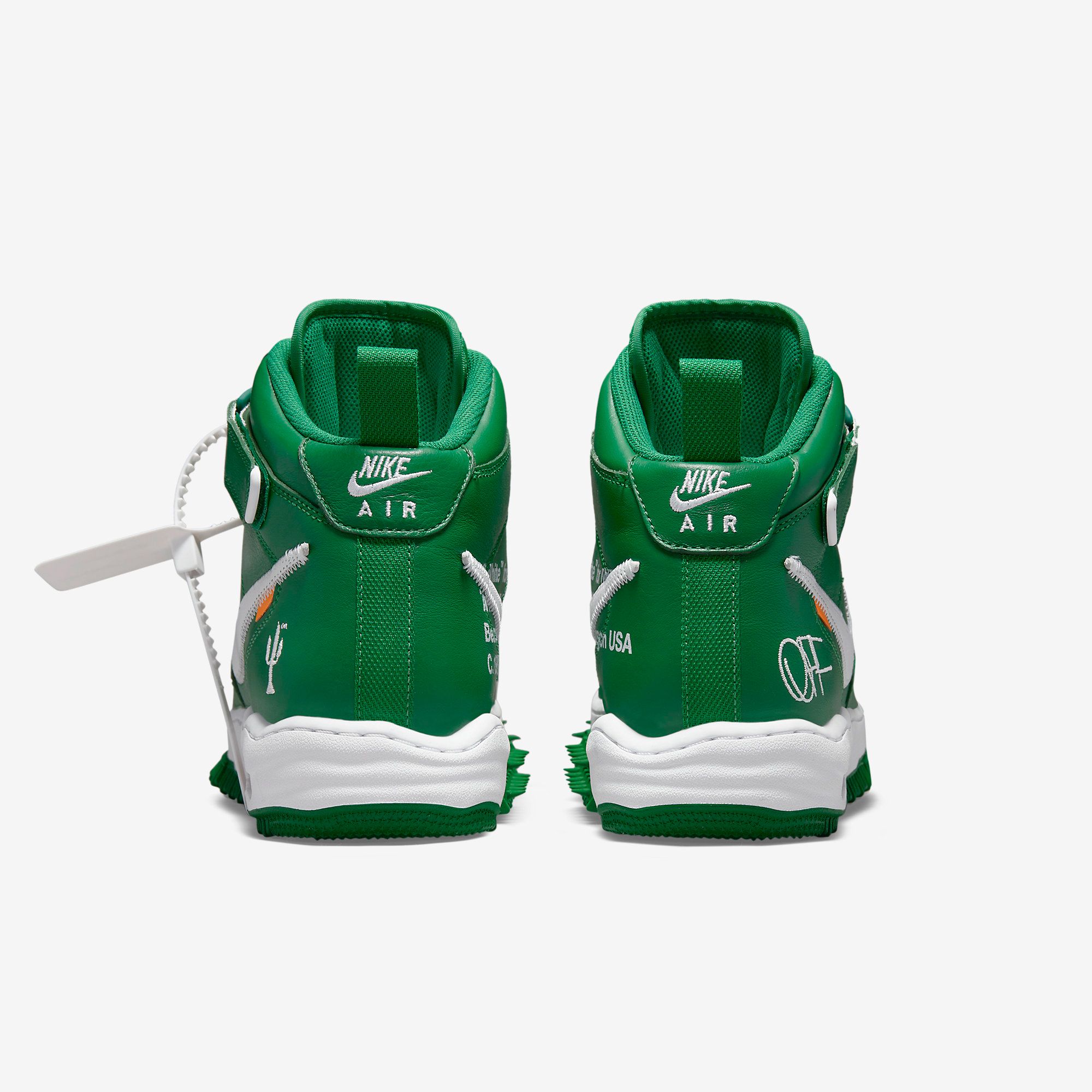 ☆NIKE x OFF-WHITE☆コラボ☆AIR FORCE 1 MID☆大人気☆追跡可