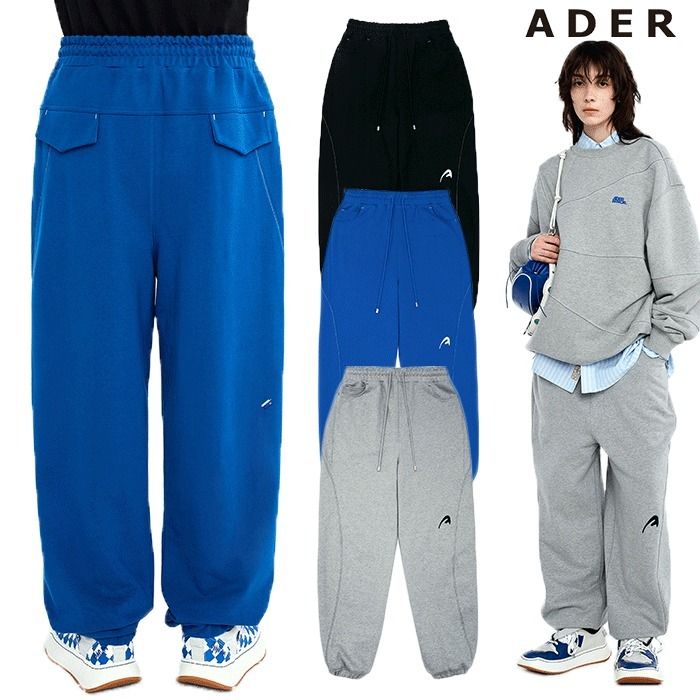 ☆ADER ERROR☆送料込み☆韓国☆大人気☆A-peec logo sweatpants