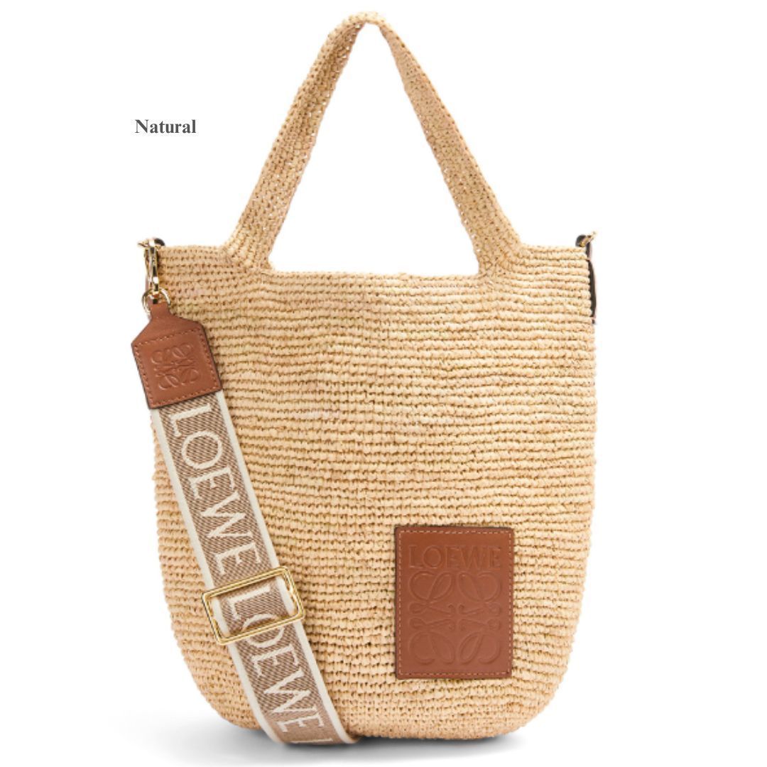 ☆Loewe☆スリット ポシェットバッグ（ラフィア） (LOEWE/かご