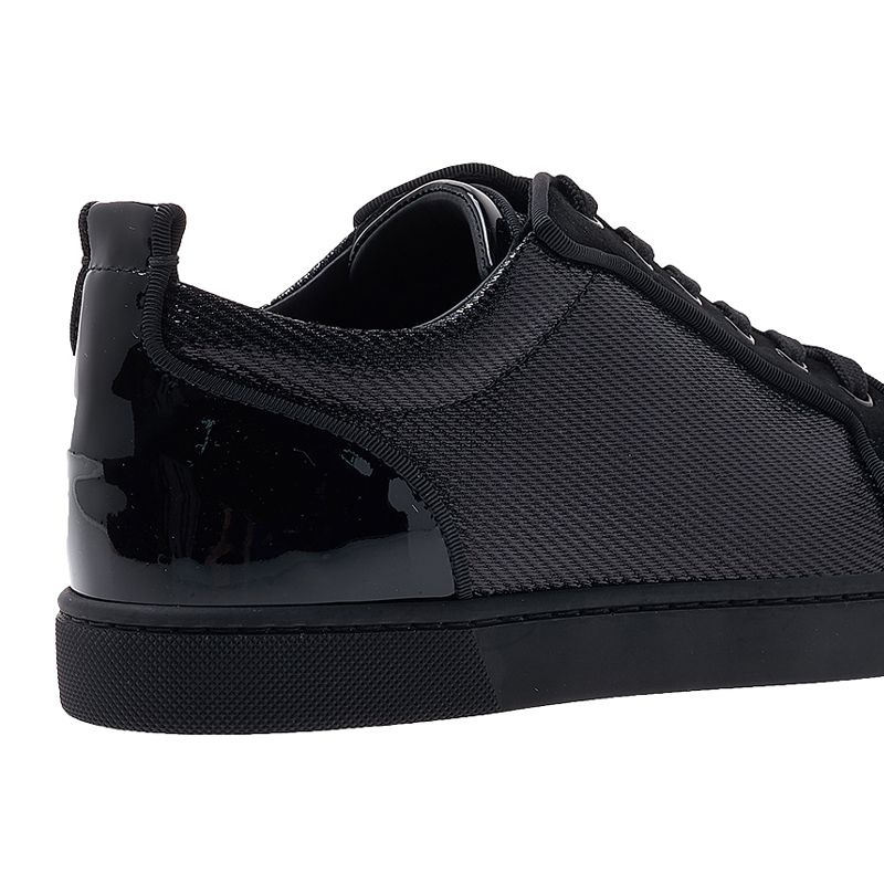 関税込★VIP価格【Christian Louboutin】オールルイ スニーカー Louis Junior ブラック カーフレザー - Shoes - Men - Christian