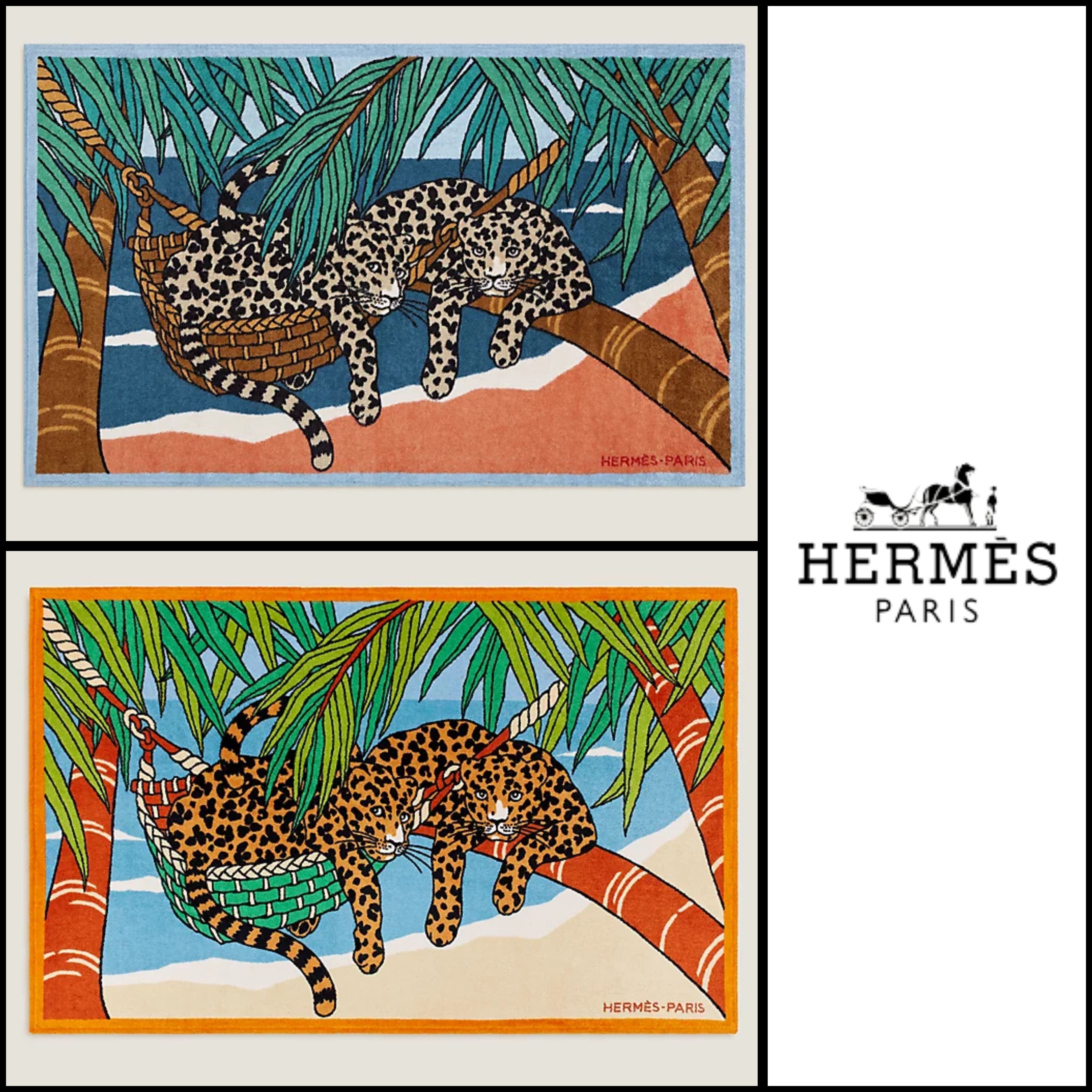 HERMES (エルメス) ビーチタオル レディース