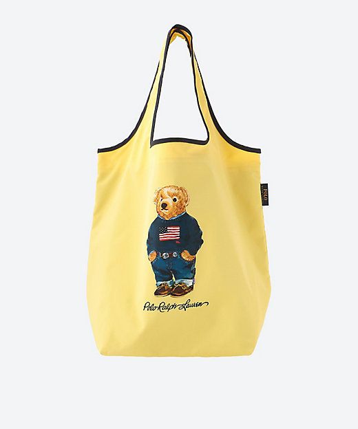 たためるエコバッグ♡】ポロベア トートバッグ 大人気 (POLO