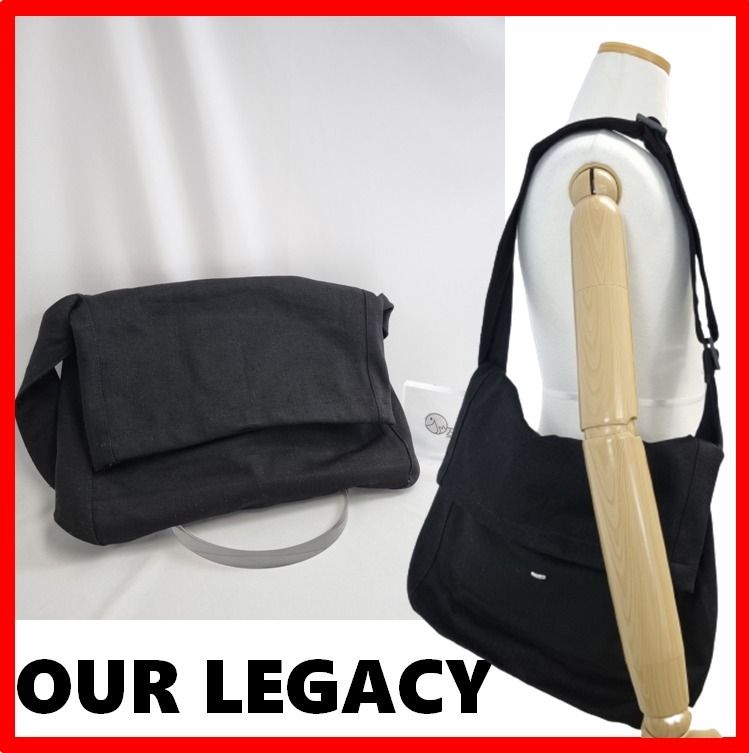 ☆【OUR LEGACY】☆A4218SBD SLING BAG WASHED BLACK DENI.M☆ (OUR