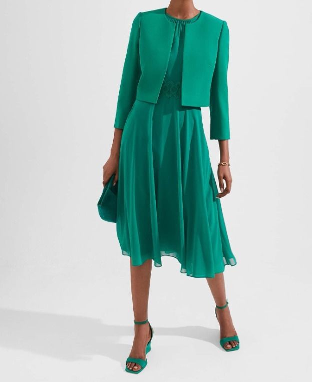 【Hobbs London】クレシダ フィット アンド フレア ドレス Hobbs London】クレシダ フィット アンド フレア ドレス (Hobbs
