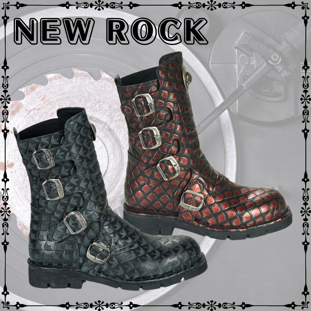 新しいエルメス NEWROCK/ニューロック/パンクロックブーツ 靴