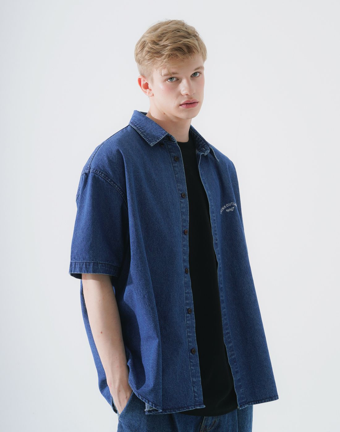 Tシャツ・カットソー WV PROJECT SUMMER LODO DENIM 1/2 SLEEVE SHIRTS MR048 WV PROJECT SUMMER LODO DENIM 1/2 SLEEVE SHIRTS MR048 (WV