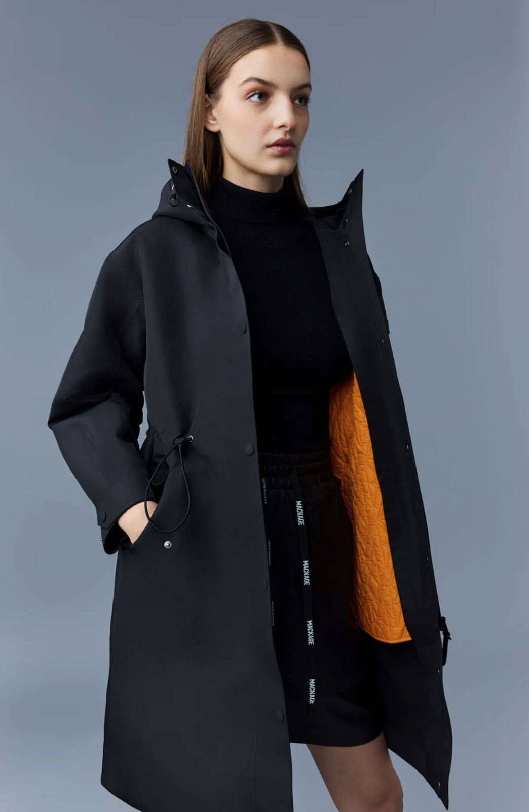 Mackage＊BREER Long 2-in-1 rain parka＊レインパーカ (Mackage